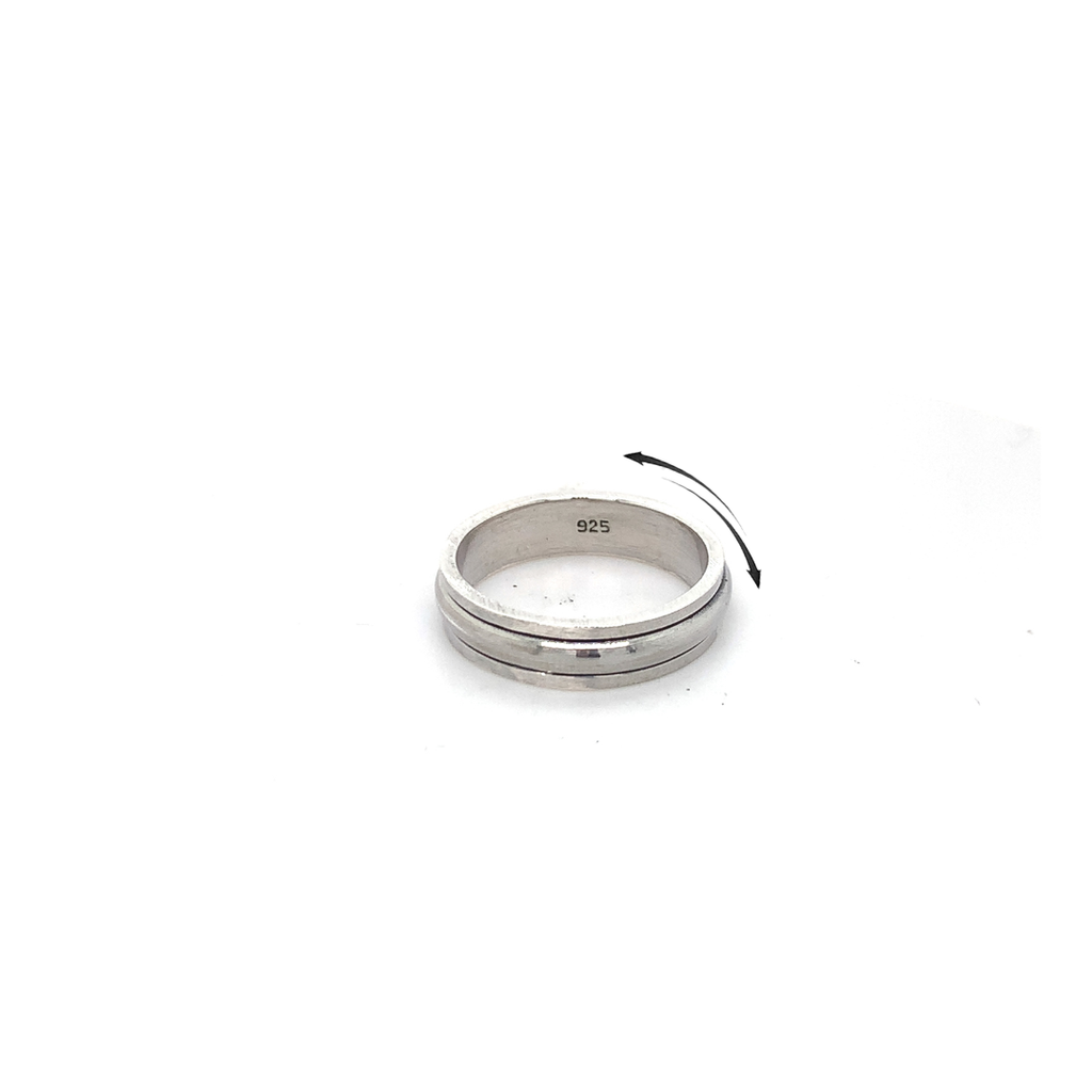 Spinner Ring - Sterling Silver Simple Plain Band
