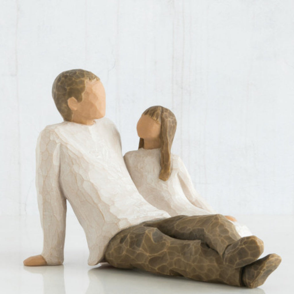 Father and Daughter Figurine