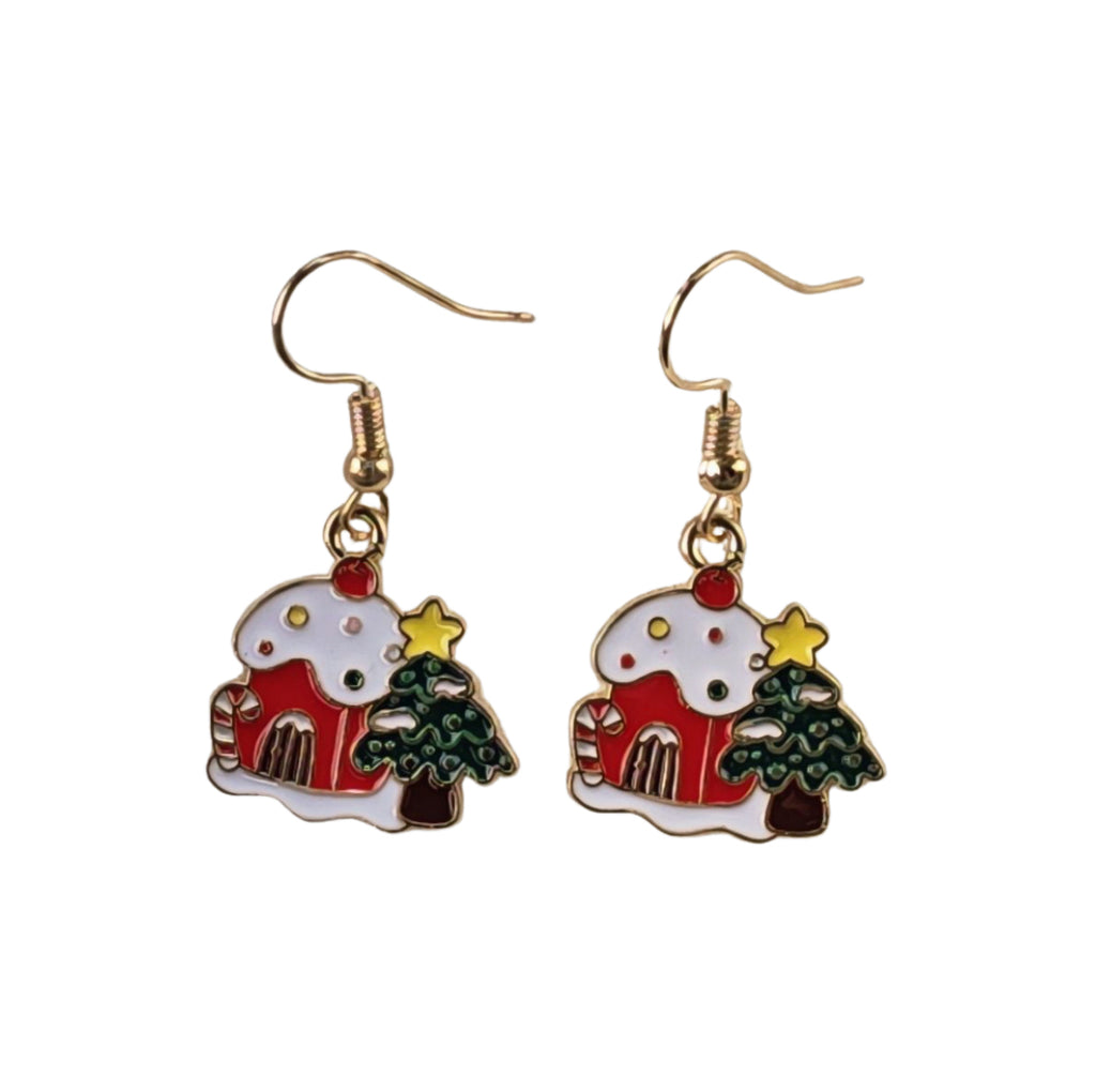 Christmas House Fashion Earring