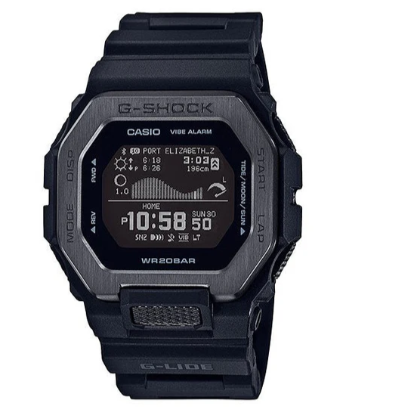 G Shock G-Lide Digital Moblie Link Black Resin Band Watch