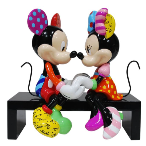 Mickey & Minnie Mouse Love Figurine