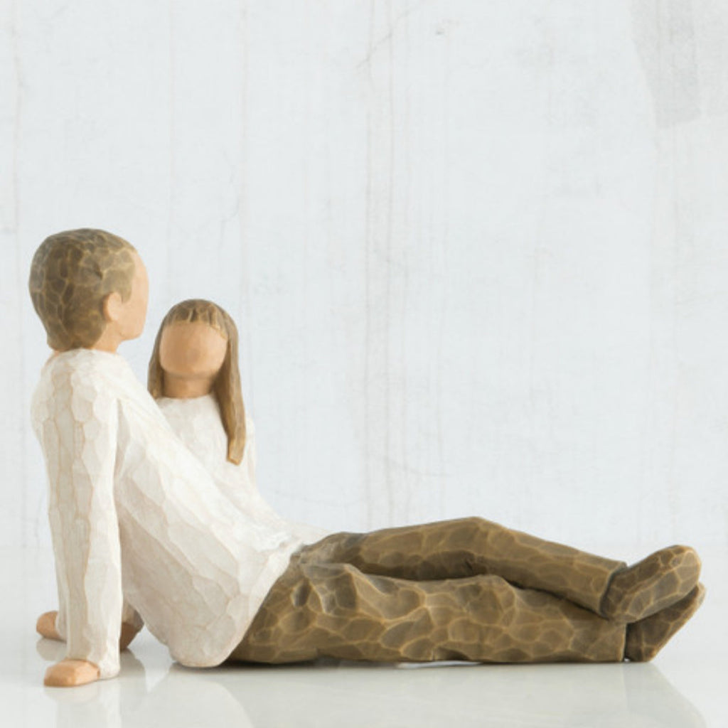 Father and Daughter Figurine