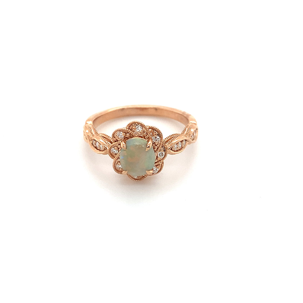 Arya Opal Rosegold Ring