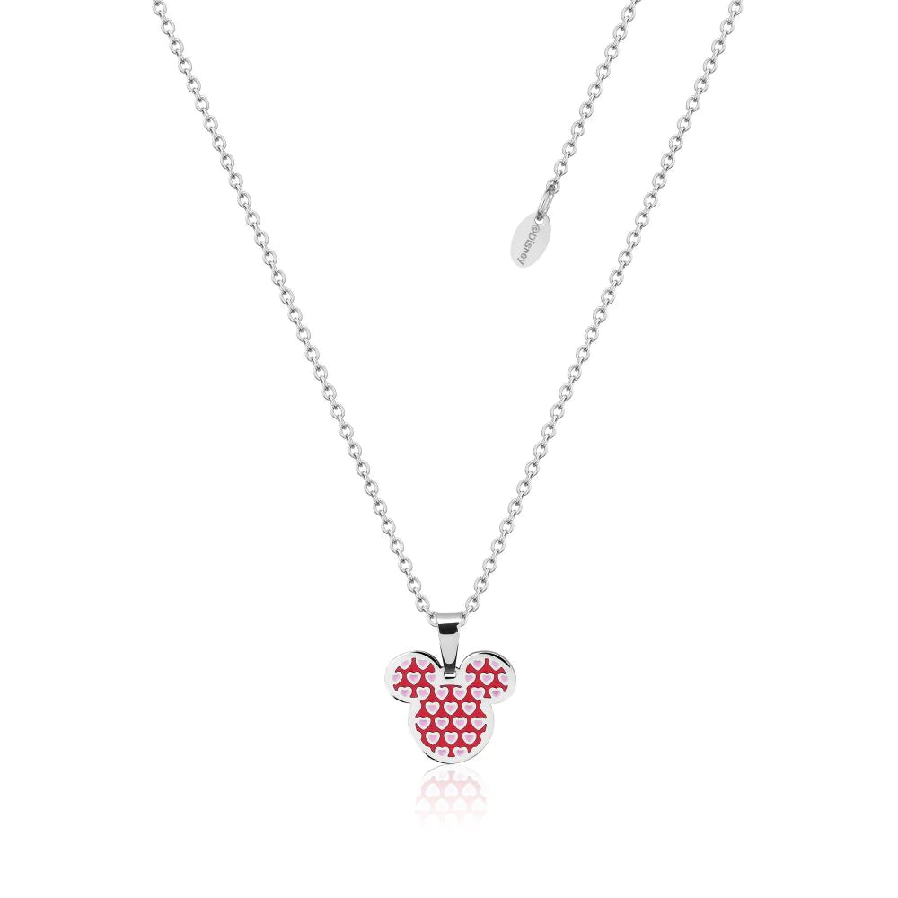 Mickey mouse heart discount necklace