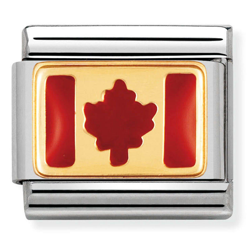Nomination Canada Gold Charm