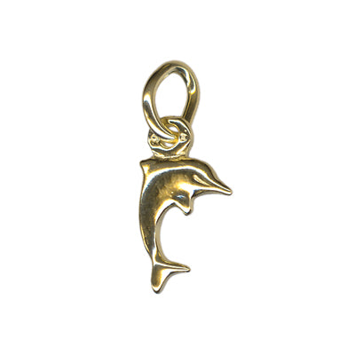 Dolphin - 9ct Yellow Gold Charm