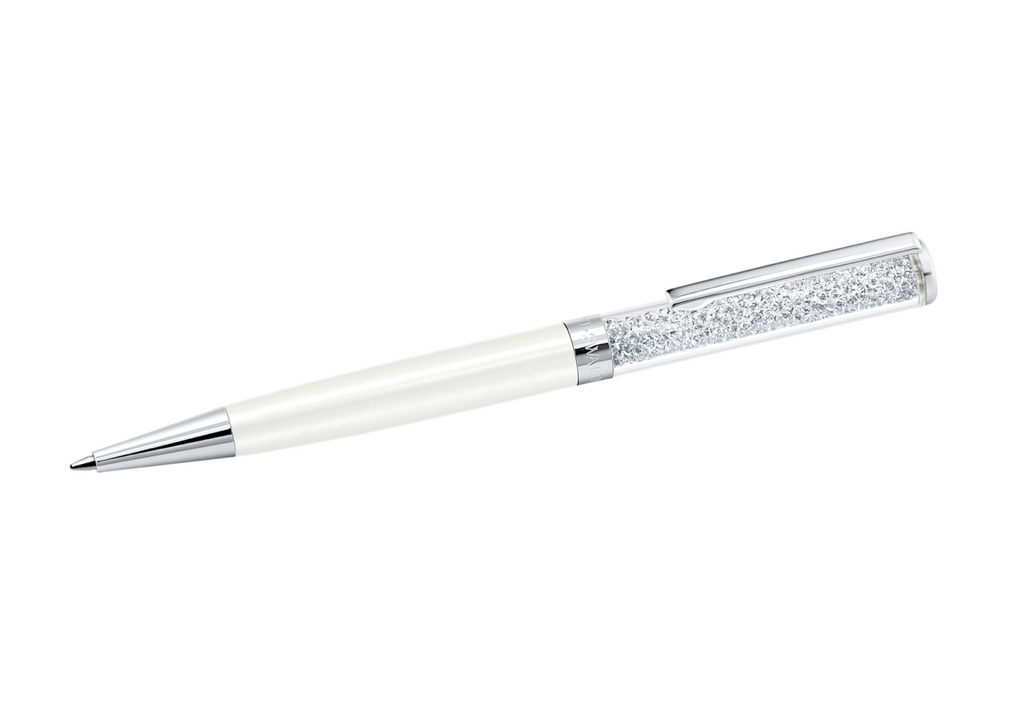White Crystalline Ballpoint Pen