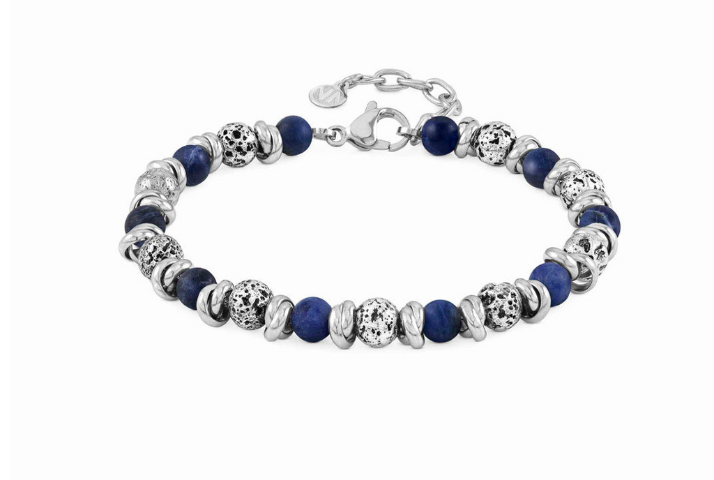 Nomination Lava Stone & Blue Sodalite Malachite Bracelet