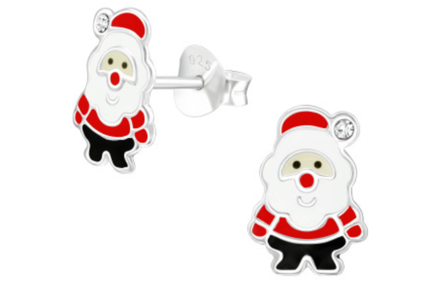 Kids Christmas Santa Claus Earrings