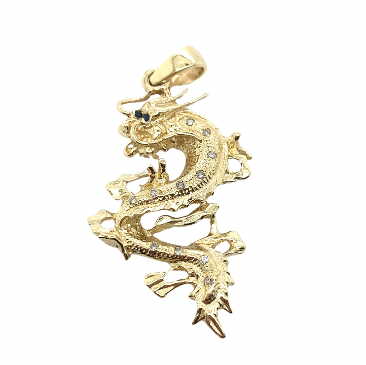 Gold Dragon Pendant