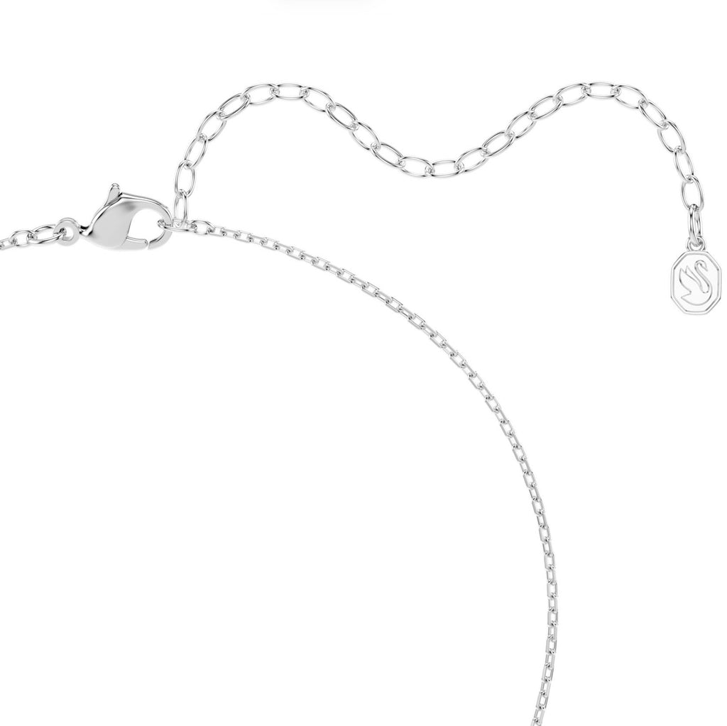 Una Angelic: White Cushion Cut Crystals Pendant - 2 Colours