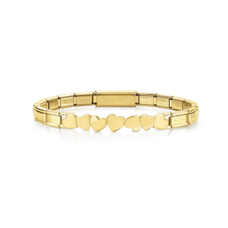 Trendsetter Yellowgold PVD Heart Bracelet