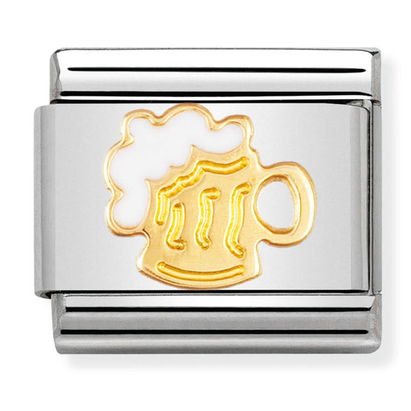 Food & Drinks - Beer Tankard Gold Charm