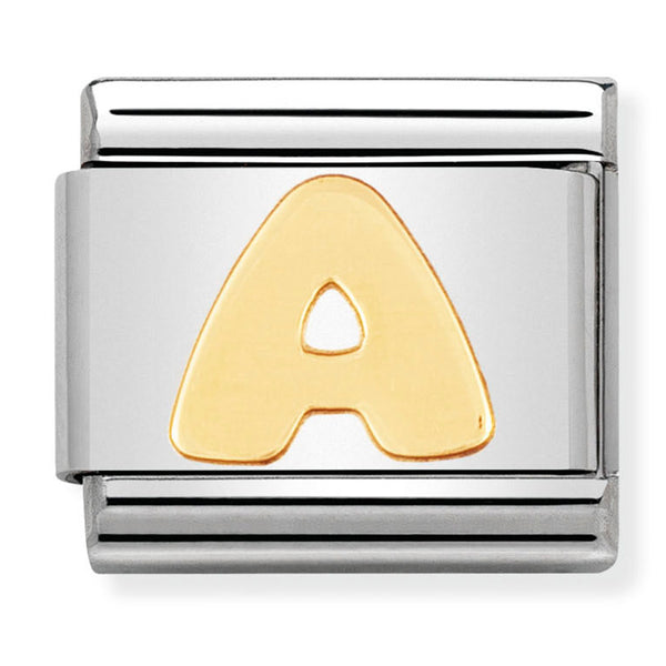 Gold - Letter A Charm