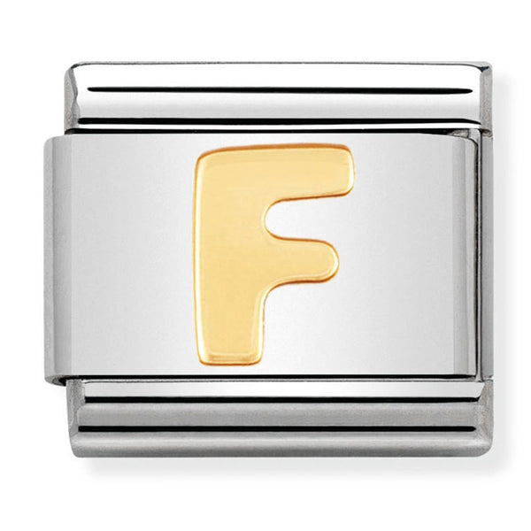 Gold - Letter F Charm