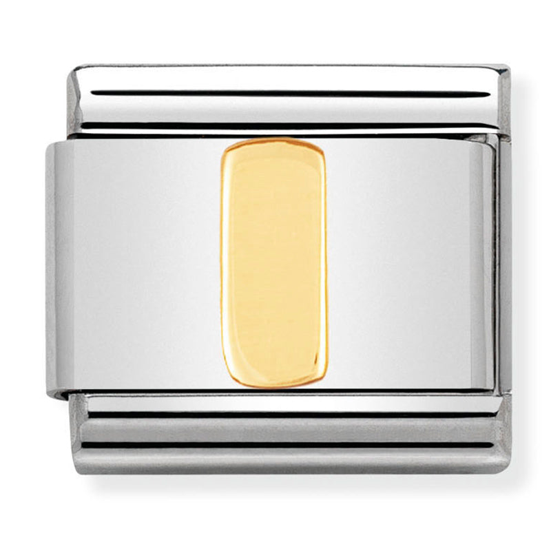 Gold - Letter I Charm