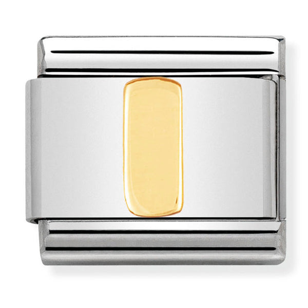 Gold - Letter I Charm