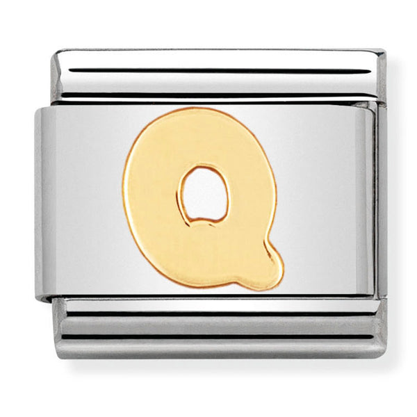 Gold - Letter Q Charm