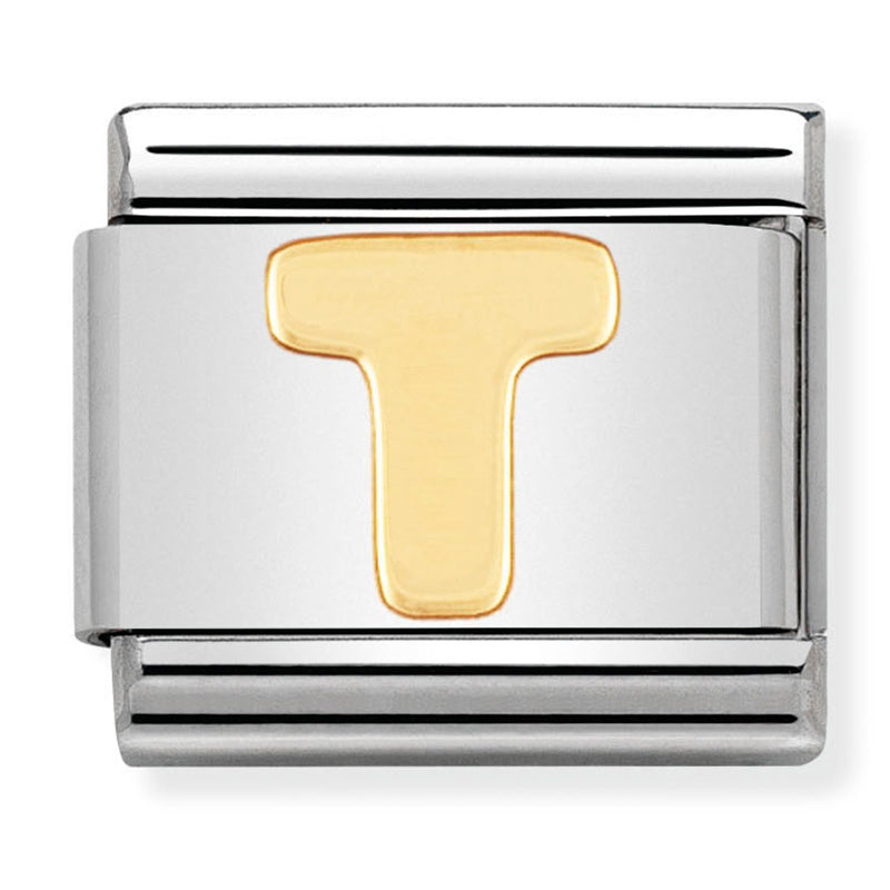 Gold - Letter T Charm