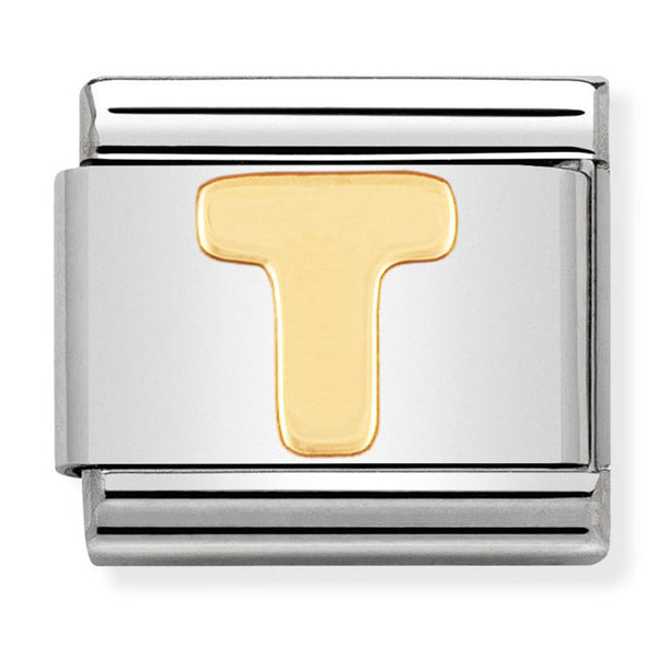 Gold - Letter T Charm