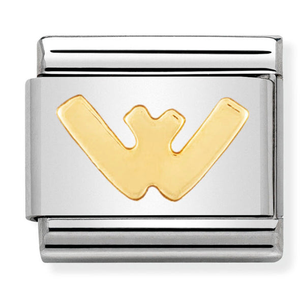 Gold - Letter W Charm