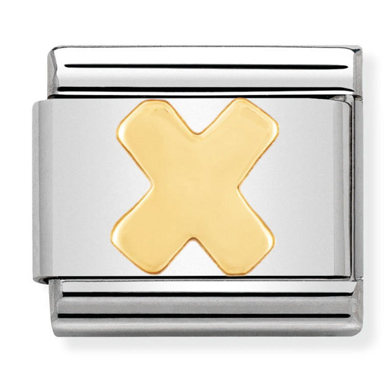Gold - Letter X Charm