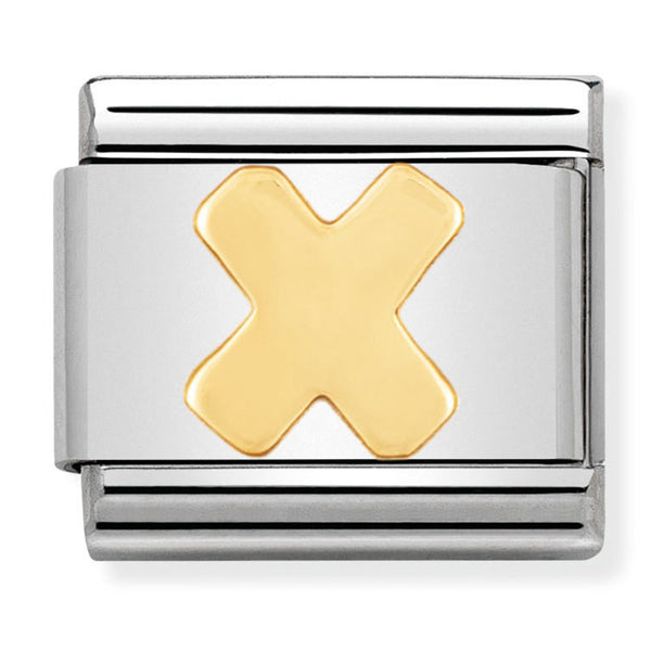 Gold - Letter X Charm