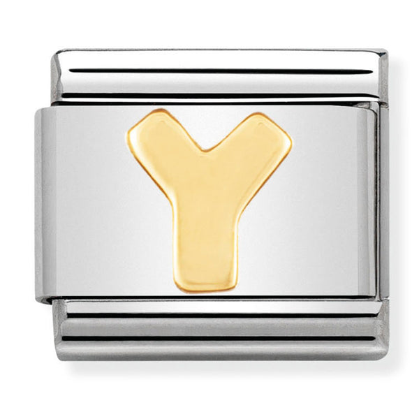 Gold - Letter Y Charm