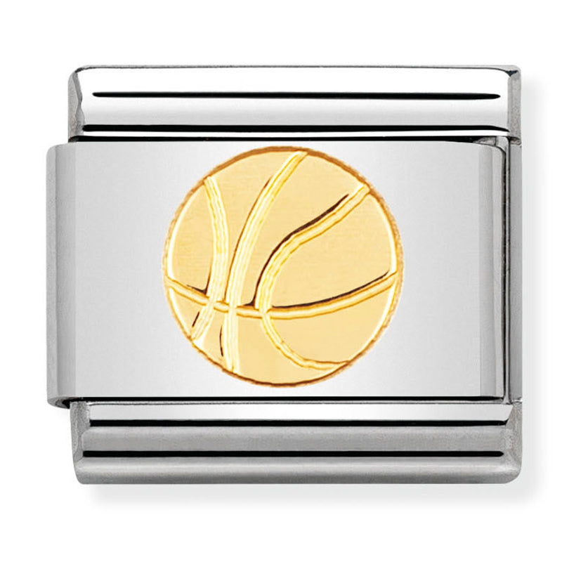 Sports - Basketball Gold Charm