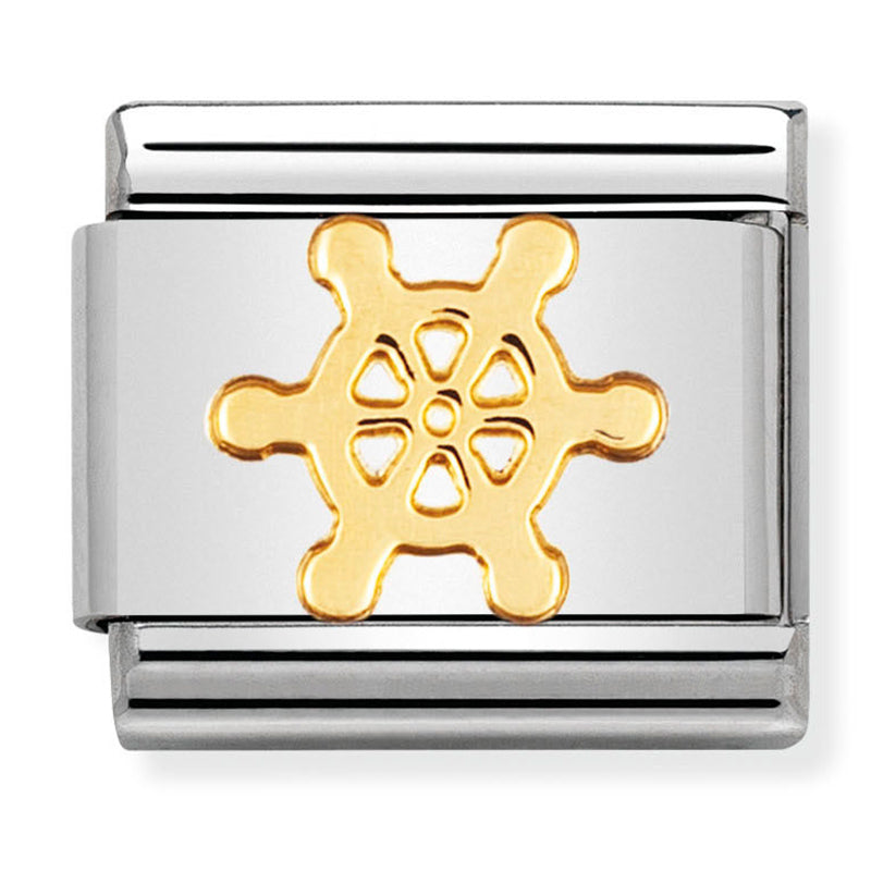 Sports - Boatwheel Gold Charm