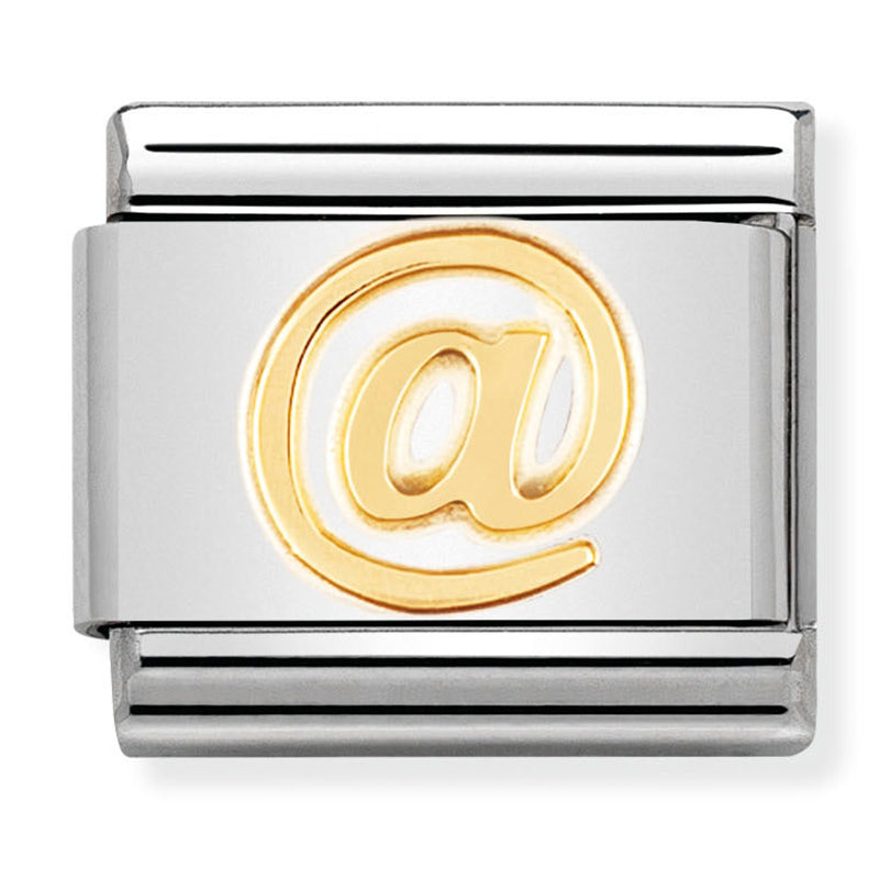 Symbols - "@" Gold Charm