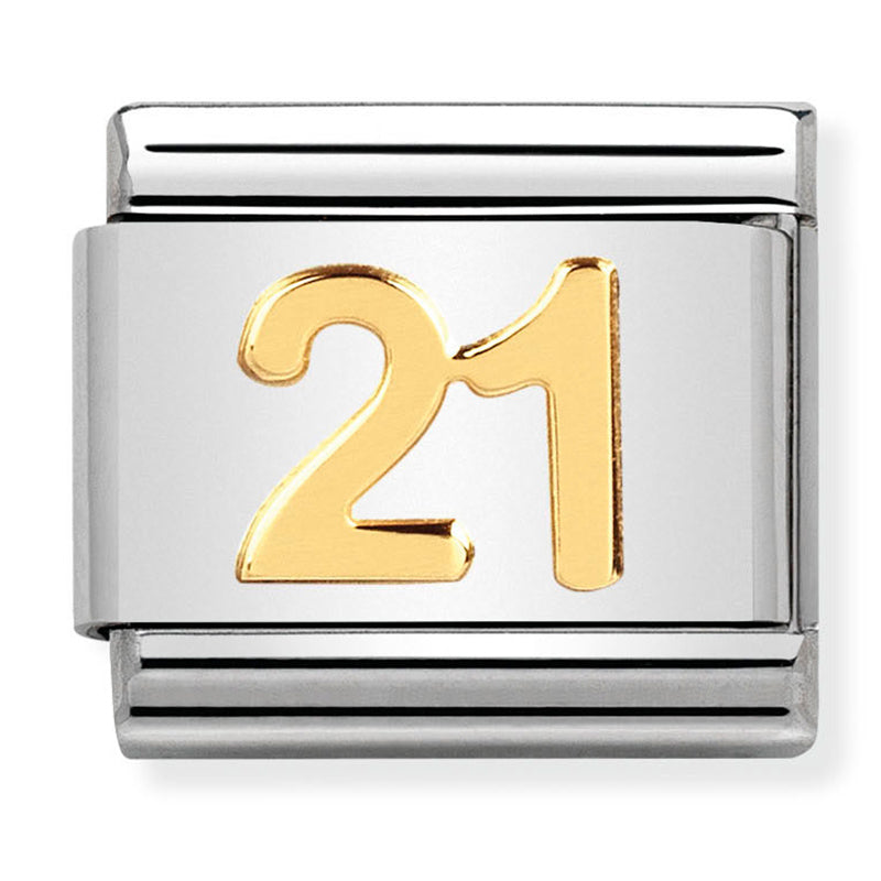Birthday - 21st Gold Charm