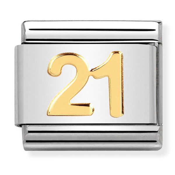 Birthday - 21st Gold Charm