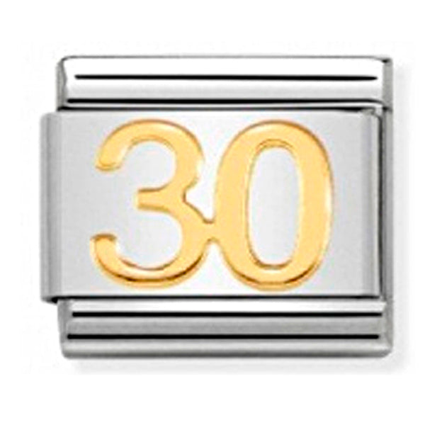 Birthday - 30th Gold Charm
