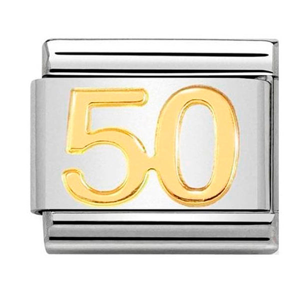 Birthday - 50th Gold Charm