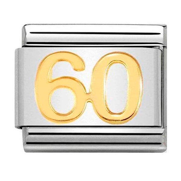 Birthday - 60th Gold Charm