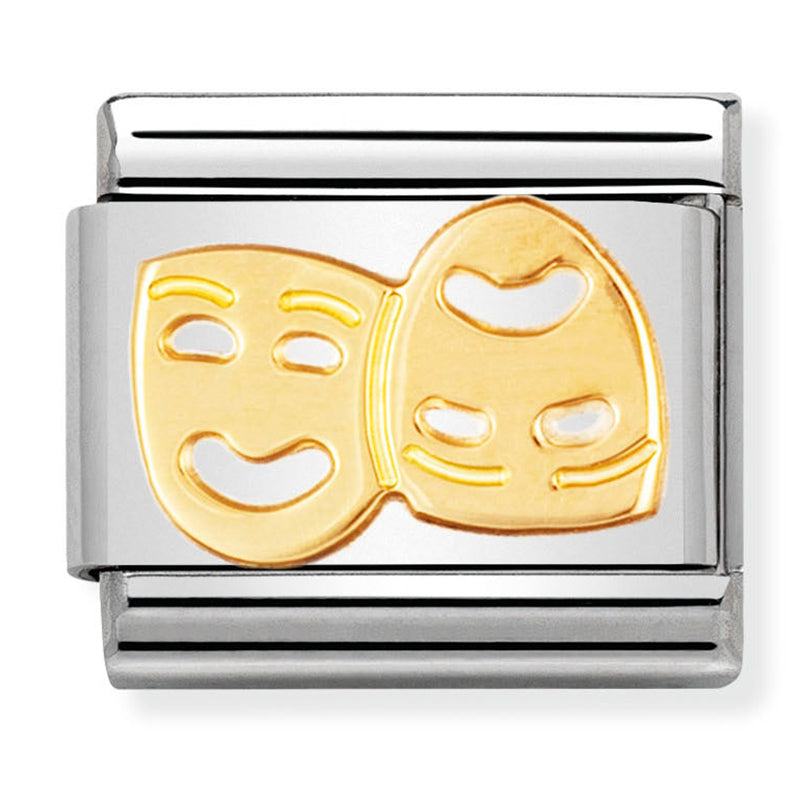 Symbol - Masks Gold Charm