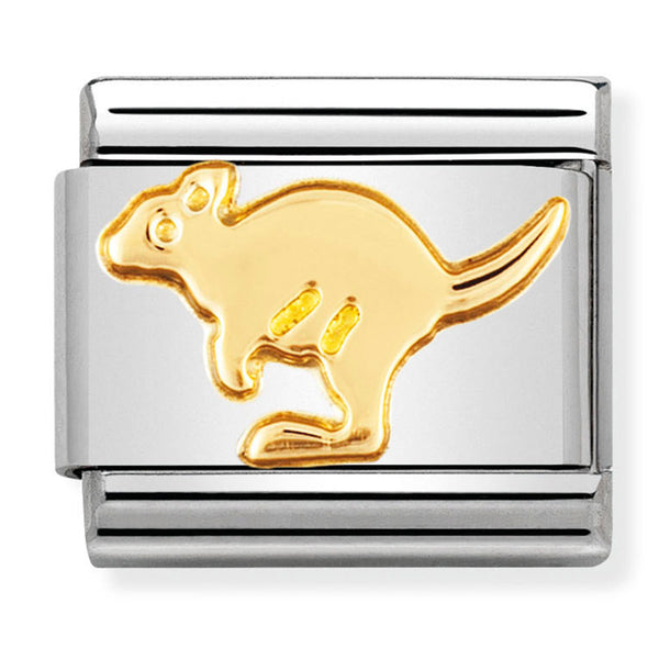 Animals - Kangaroo Gold Charm