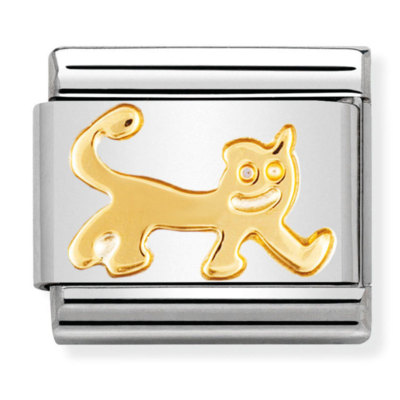 Animals - Cat Gold Charm