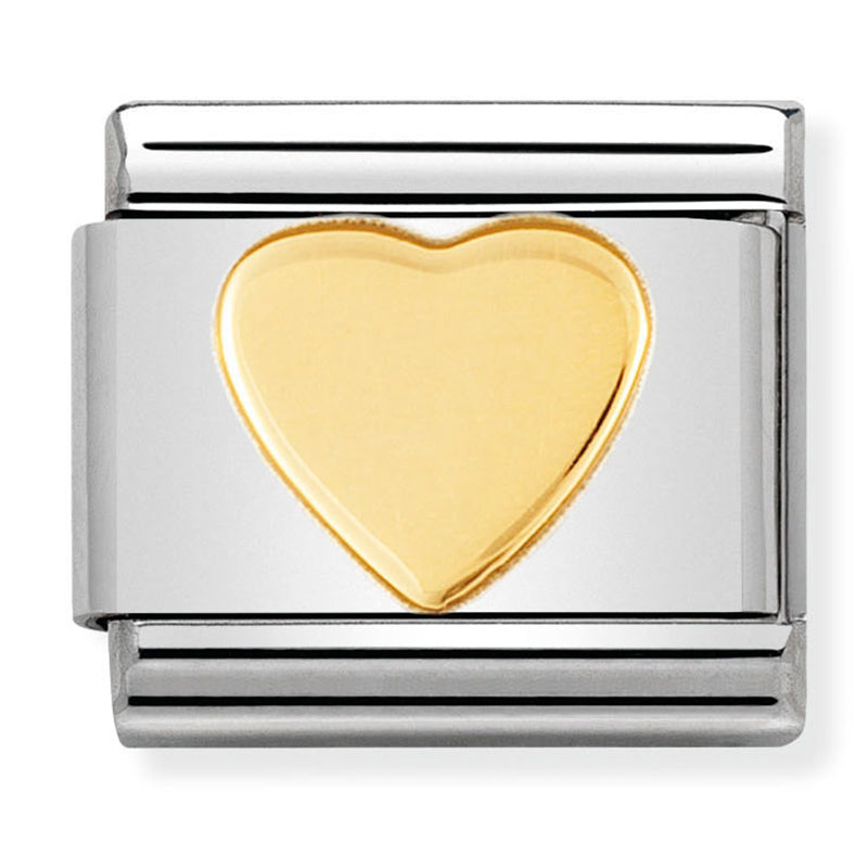 Love - Heart Gold Charm