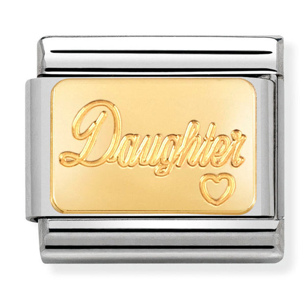 Engraved Signs - Daughter Gold Charm