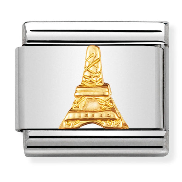 Travel - Eiffel Tower (Paris, France) Gold Charm