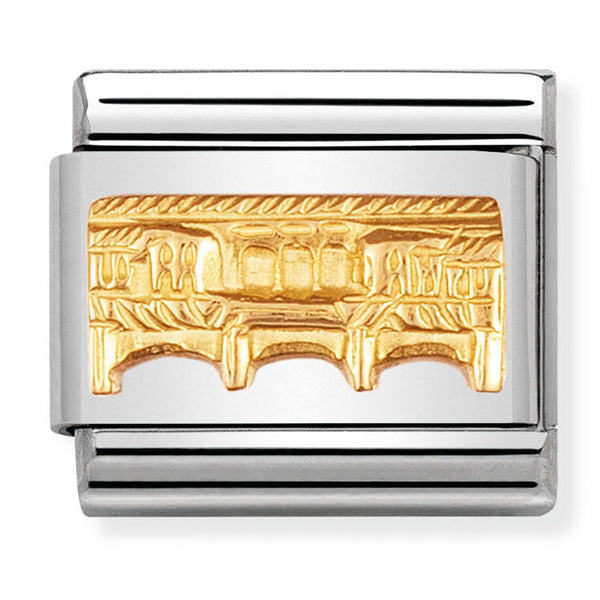 Travel - Ponte Vecchio (Florence) Gold Charm