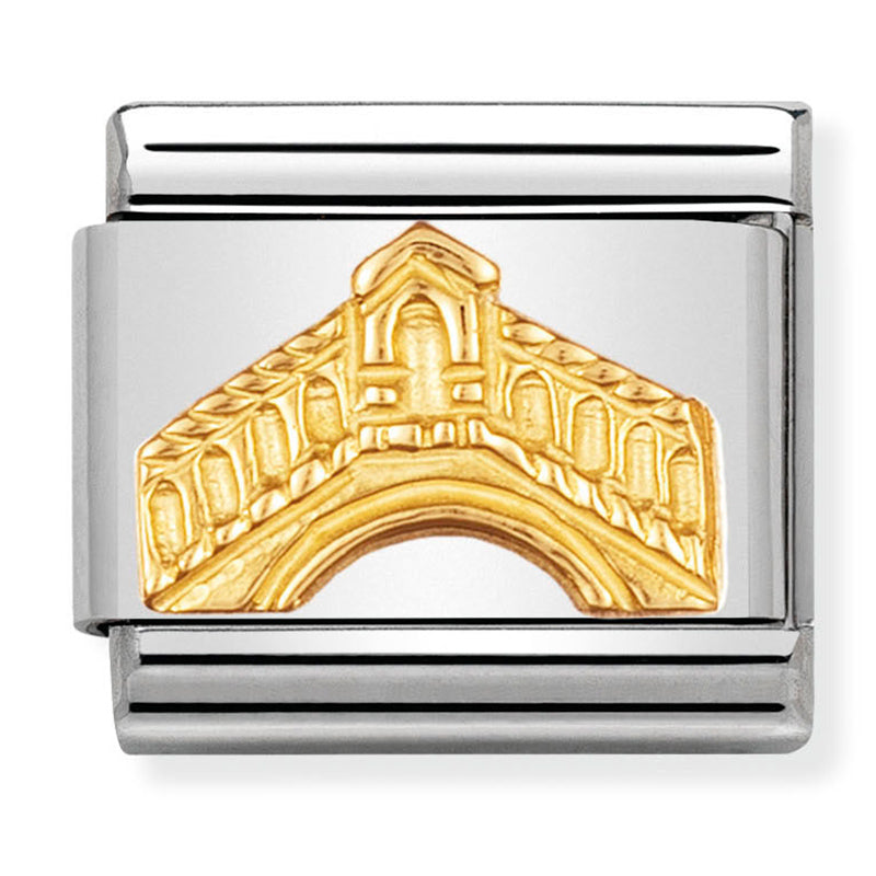 Travel - Rialto Bridge (Italy) Gold Charm