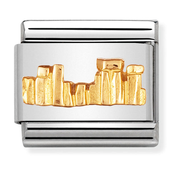 Travel - Stonehenge (England) Gold Charm