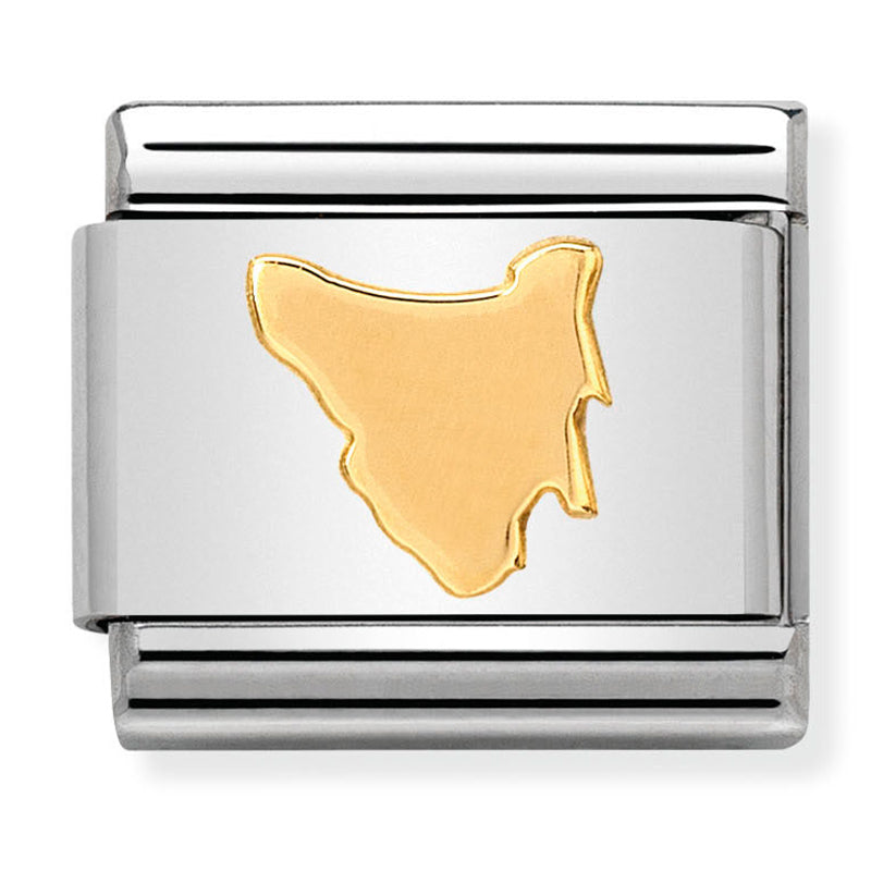 Travel - Tasmania Gold Charm
