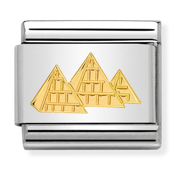 Travel - Pyramids Gold Charm