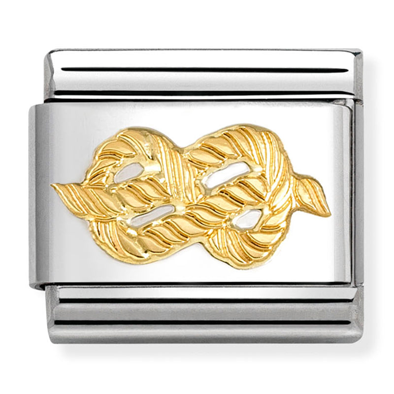 Symbols - Rope Infinity Knot Gold Charm