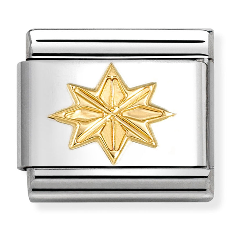 Symbols - Wind Rose Gold Charm