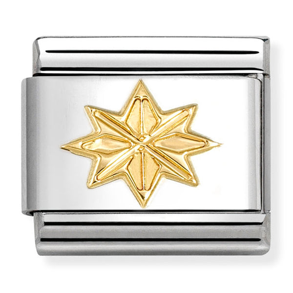 Symbols - Wind Rose Gold Charm